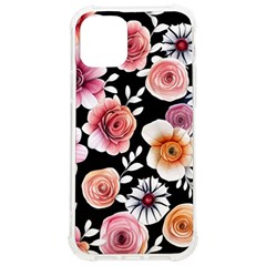 Cheerful Watercolor Flowers Iphone 12/12 Pro Tpu Uv Print Case by GardenOfOphir