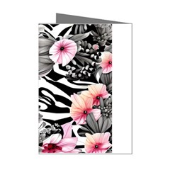 Brilliantly Hued Watercolor Flowers In A Botanical Mini Greeting Cards (pkg Of 8) by GardenOfOphir