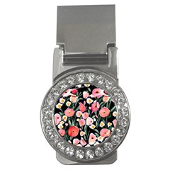 Charming Watercolor Flowers Money Clips (cz)  by GardenOfOphir