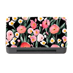 Charming Watercolor Flowers Memory Card Reader With Cf