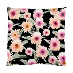 Watercolor Vintage Retro Floral Standard Cushion Case (one Side)