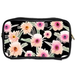 Watercolor Vintage Retro Floral Toiletries Bag (two Sides)