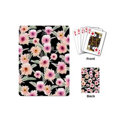 Watercolor Vintage Retro Floral Playing Cards Single Design (mini) by GardenOfOphir