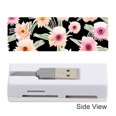 Watercolor Vintage Retro Floral Memory Card Reader (stick) by GardenOfOphir