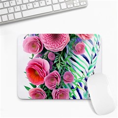 Adorned Watercolor Flowers Small Mousepad by GardenOfOphir