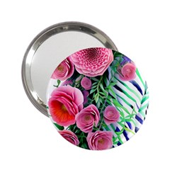 Adorned Watercolor Flowers 2 25  Handbag Mirrors by GardenOfOphir