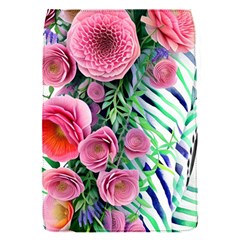 Adorned Watercolor Flowers Removable Flap Cover (s) by GardenOfOphir