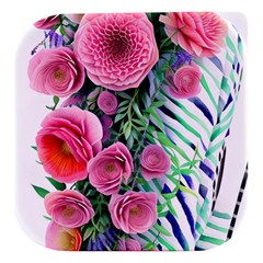 Adorned Watercolor Flowers Stacked Food Storage Container by GardenOfOphir