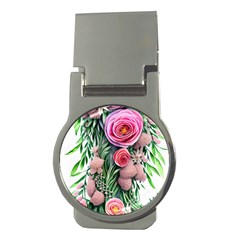 Brilliant Blushing Blossoms Money Clips (round)  by GardenOfOphir