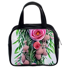 Brilliant Blushing Blossoms Classic Handbag (two Sides) by GardenOfOphir