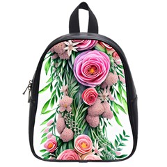 Brilliant Blushing Blossoms School Bag (small) by GardenOfOphir