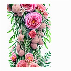 Brilliant Blushing Blossoms Small Garden Flag (two Sides) by GardenOfOphir