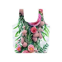 Brilliant Blushing Blossoms Full Print Recycle Bag (s) by GardenOfOphir