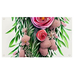 Brilliant Blushing Blossoms Banner And Sign 7  X 4  by GardenOfOphir