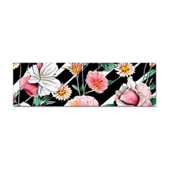 Exotic Watercolor Botanical Flowers Pattern Sticker (bumper) by GardenOfOphir