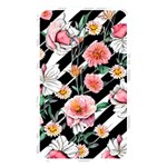 Exotic Watercolor Botanical Flowers Pattern Memory Card Reader (Rectangular) Front