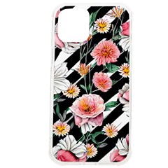 Exotic Watercolor Botanical Flowers Pattern Iphone 12 Pro Max Tpu Uv Print Case