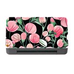 Boho Watercolor Botanical Flowers Memory Card Reader with CF Front