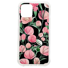 Boho Watercolor Botanical Flowers Iphone 12 Mini Tpu Uv Print Case	 by GardenOfOphir