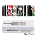 Tropical Paradise - Watercolor Botanical Flowers Memory Card Reader (Stick) Front