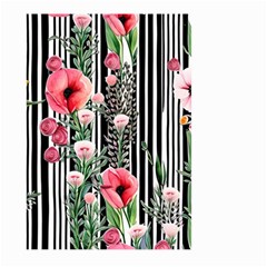 Tropical Paradise - Watercolor Botanical Flowers Large Garden Flag (two Sides)