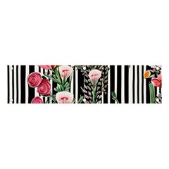 Tropical Paradise - Watercolor Botanical Flowers Banner And Sign 4  X 1 