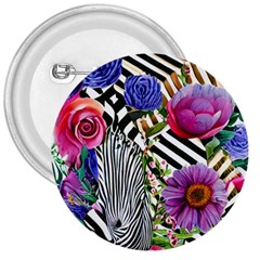 Bountiful Watercolor Flowers 3  Buttons by GardenOfOphir