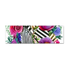 Bountiful Watercolor Flowers Sticker (bumper) by GardenOfOphir