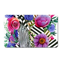 Bountiful Watercolor Flowers Magnet (rectangular) by GardenOfOphir