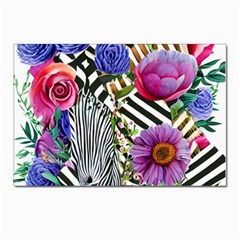 Bountiful Watercolor Flowers Postcards 5  X 7  (pkg Of 10) by GardenOfOphir