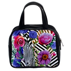 Bountiful Watercolor Flowers Classic Handbag (two Sides) by GardenOfOphir