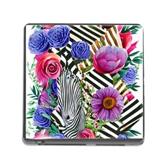 Bountiful Watercolor Flowers Memory Card Reader (square 5 Slot) by GardenOfOphir