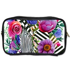 Bountiful Watercolor Flowers Toiletries Bag (two Sides) by GardenOfOphir