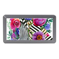 Bountiful Watercolor Flowers Memory Card Reader (mini) by GardenOfOphir