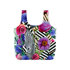 Bountiful Watercolor Flowers Full Print Recycle Bag (s) by GardenOfOphir