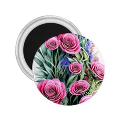 Attention-getting Watercolor Flowers 2 25  Magnets by GardenOfOphir