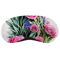 Attention-getting Watercolor Flowers Sleeping Mask by GardenOfOphir