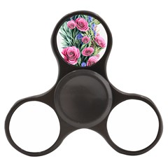 Attention-getting Watercolor Flowers Finger Spinner by GardenOfOphir