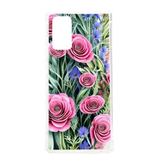 Attention-getting Watercolor Flowers Samsung Galaxy Note 20 Tpu Uv Case by GardenOfOphir