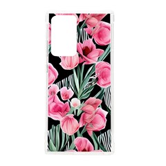 Expressive Watercolor Flowers Botanical Foliage Samsung Galaxy Note 20 Ultra Tpu Uv Case by GardenOfOphir