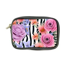 Delightful Watercolor Flowers And Foliage Coin Purse by GardenOfOphir