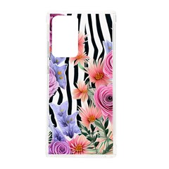 Delightful Watercolor Flowers And Foliage Samsung Galaxy Note 20 Ultra Tpu Uv Case by GardenOfOphir