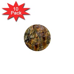 Rusty Orange Abstract Surface 1  Mini Magnet (10 Pack)  by dflcprintsclothing