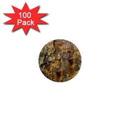 Rusty Orange Abstract Surface 1  Mini Magnets (100 Pack)  by dflcprintsclothing