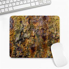 Rusty Orange Abstract Surface Large Mousepad by dflcprintsclothing