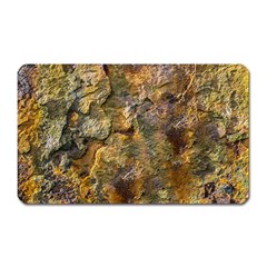 Rusty Orange Abstract Surface Magnet (rectangular) by dflcprintsclothing