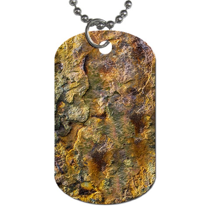 Rusty Orange Abstract Surface Dog Tag (Two Sides)