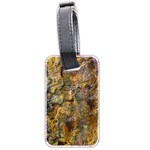 Rusty Orange Abstract Surface Luggage Tag (two sides) Back