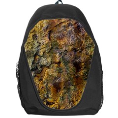 Rusty Orange Abstract Surface Backpack Bag