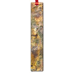 Rusty Orange Abstract Surface Large Book Marks by dflcprintsclothing